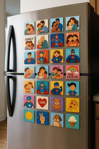 FRIDGE PHOTO MAGNETS 2x2
